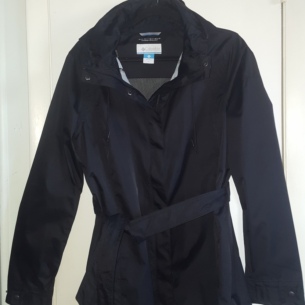 NWOT Coat Columbia Omni Shade Hooded Trench Coat